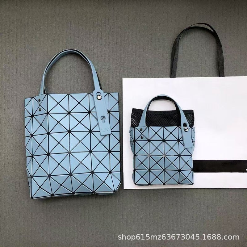 Japanese Lifetime Original Women'S Bag Geometric Rhombic Bag Matte Large Square Portable Shoulder Bag All-Match Women'S Tote Bag - Image 3