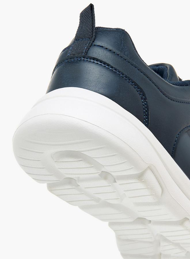 LBL by Shoexpress Men's Panelled Sneakers with Lace-Up Closure - Image 5