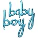 PartyForever Baby Boy Balloon Light Blue for Baby Shower Decorations and Supplies Boy Gender Reveal Party Foil Balloons Banner Letters - Image 3