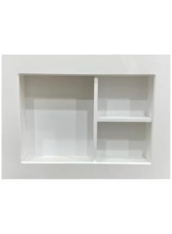 أرام ديكور غطاء خشبي ، غطاء أنيق لمكيف الهواء من نوع النافذة مع عزل حراري، غطاء لمكيف الهواء بهيكل خشبي متين بسمك 18 ملم - Image 1