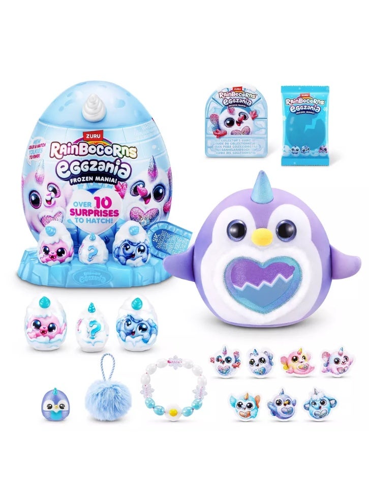 ZURU Rainbocorns Eggzania Frozen Mania Series 1 Surprise Plush Collectible Toy - Image 4