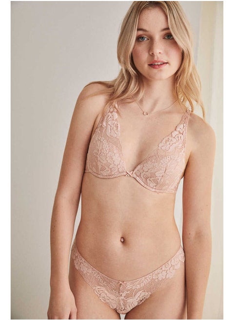 Microfiber lace classic briefs