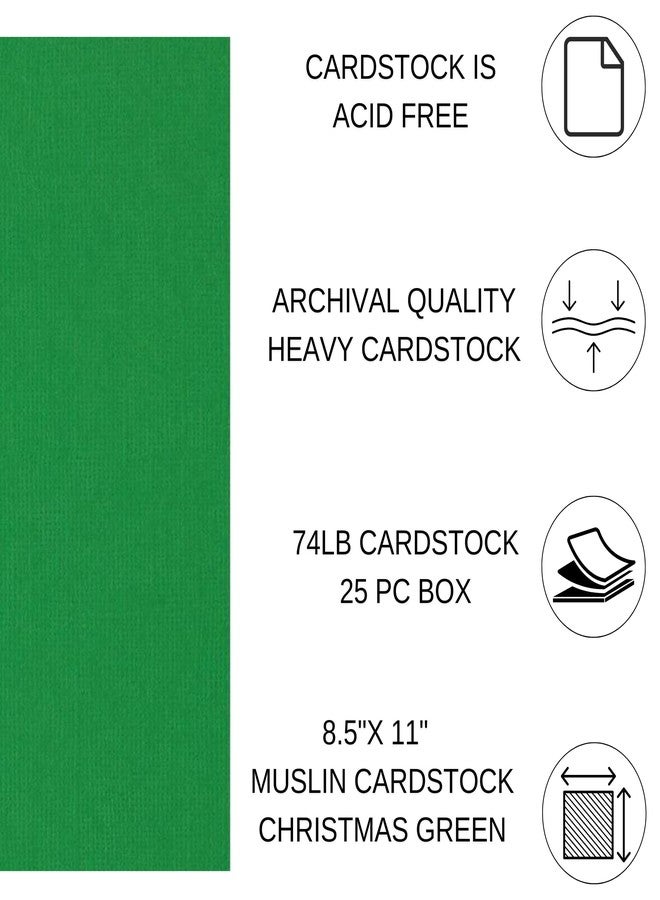 آكسنت ديزاين بيبار آكسينتس ورق تصميم مميز من Accent Design Paper Accents ذو ملمس مميز، مقاس 8.5 بوصة × 11 بوصة، لون أخضر لعيد الميلاد، وزن 73 رطلاً، ورق ملون لصنع البطاقات، وسجلات القصاصات، والطباعة، واللف، والحرف اليدوية، عبوة من 25 قطعة - Image 2