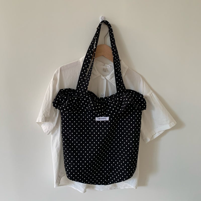 South Korea Ins Wave Dot Bag Commuter Shoulder Bag Shopping Crossbody Lace Mobile Phone Bag For Women - Image 2
