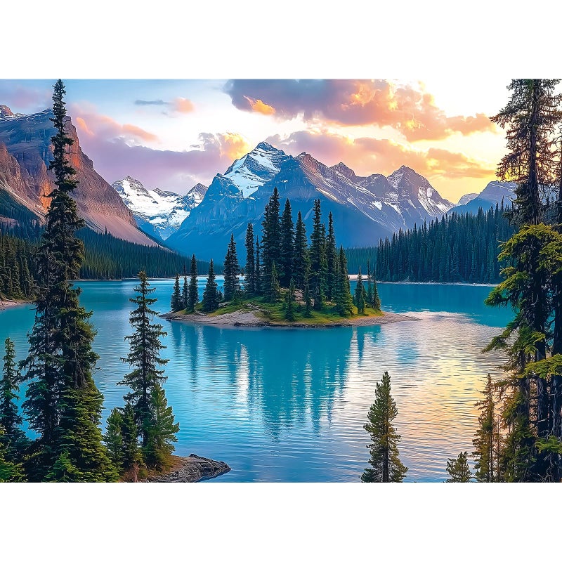 Blueforest Moraine Lake Puzzles for Adults 1000 Pieces Canada Banff National Park Nature Landscape Jigsaw Puzzle Impossible Hard Difficult Challenging Puzzles for Adults 275x197 Inch Art Puzzle - Image 3
