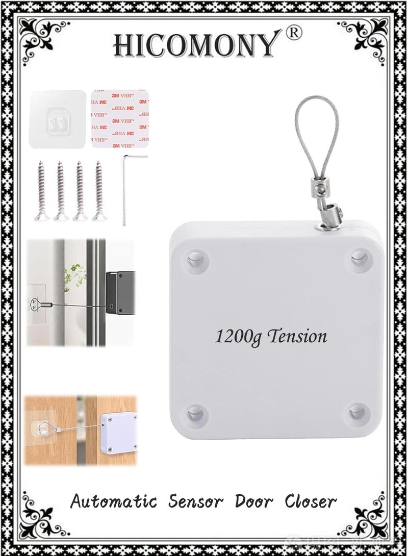 هيكوموني الجيل الجديد من أجهزة الاستشعار الأوتوماتيكية للأبواب الأوتوماتيكية المقربة للأبواب ذات الاستشعار الأوتوماتيكي مع سلك سحب من نوع سلك السحب مقرب للأبواب قوة قابلة للتعديل للأبواب في مكاتب المطاعم الفندقية - Image 1