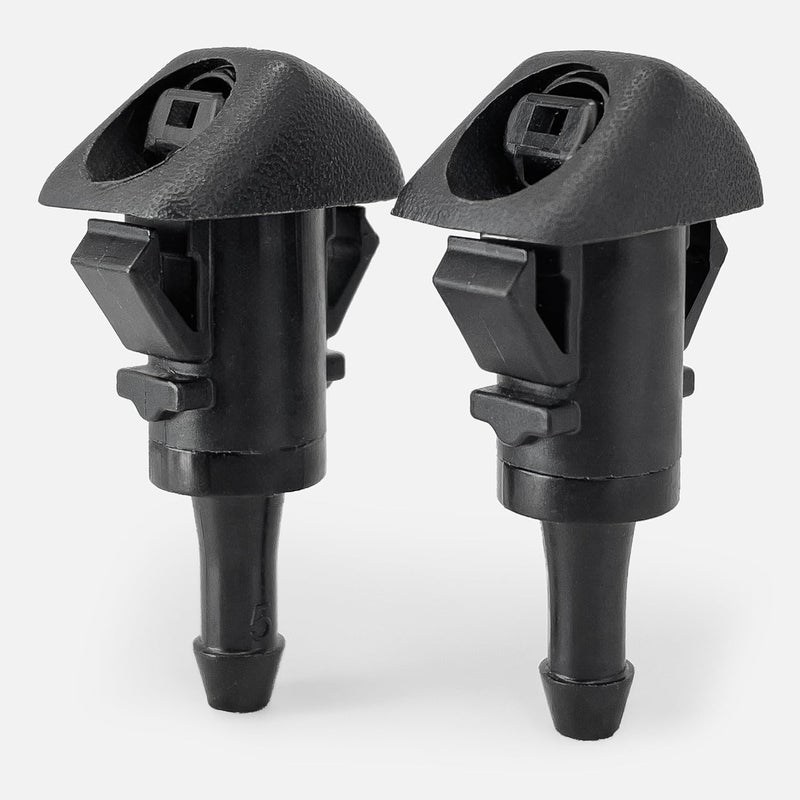 Click&Fit Windshield Washer Nozzles 2pcs compatible with Nissan Frontier Navara 2005-2021 Pathfinder 2005-2012 Xterra 2005-2015 Kicks 2009-2021 – Wiper washer sprayers with hose replaces 28933-ZP70A - Image 3