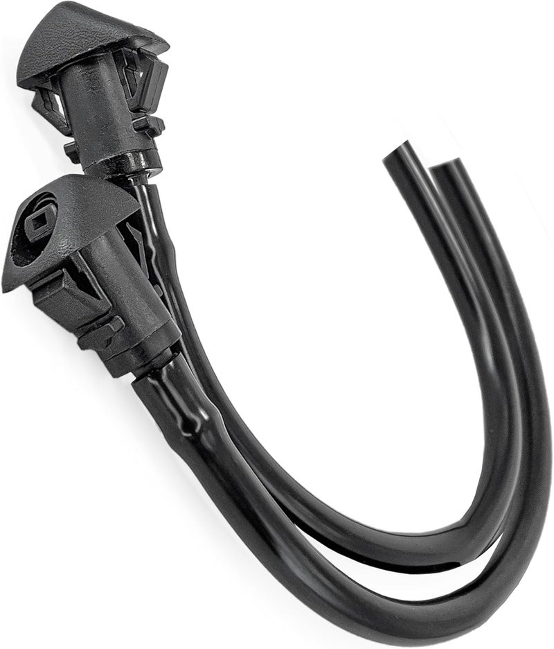 Click&Fit Windshield Washer Nozzles 2pcs compatible with Nissan Frontier Navara 2005-2021 Pathfinder 2005-2012 Xterra 2005-2015 Kicks 2009-2021 – Wiper washer sprayers with hose replaces 28933-ZP70A - Image 1