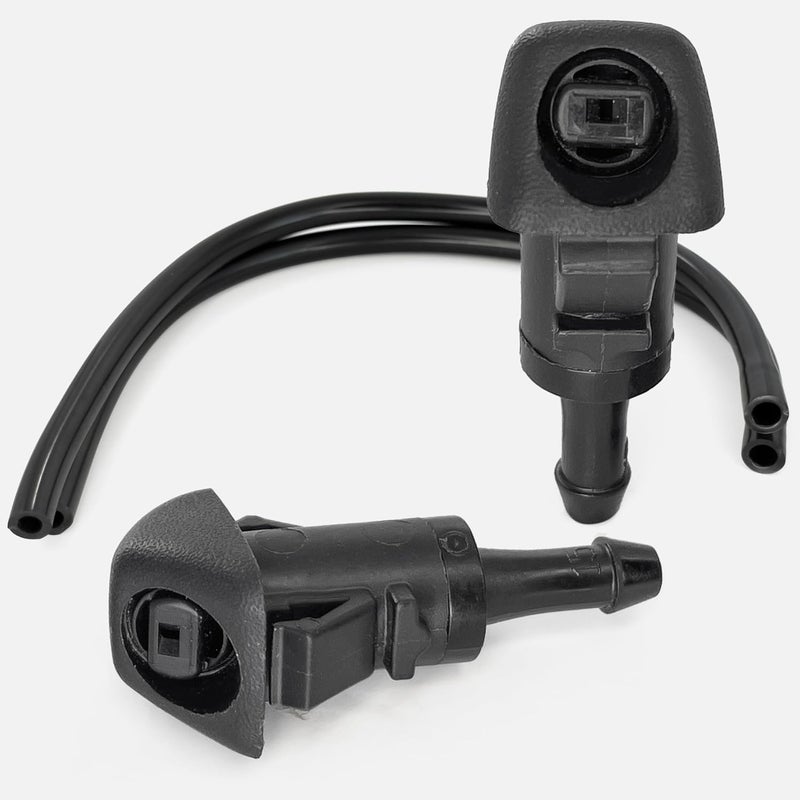 Click&Fit Windshield Washer Nozzles 2pcs compatible with Nissan Frontier Navara 2005-2021 Pathfinder 2005-2012 Xterra 2005-2015 Kicks 2009-2021 – Wiper washer sprayers with hose replaces 28933-ZP70A - Image 5