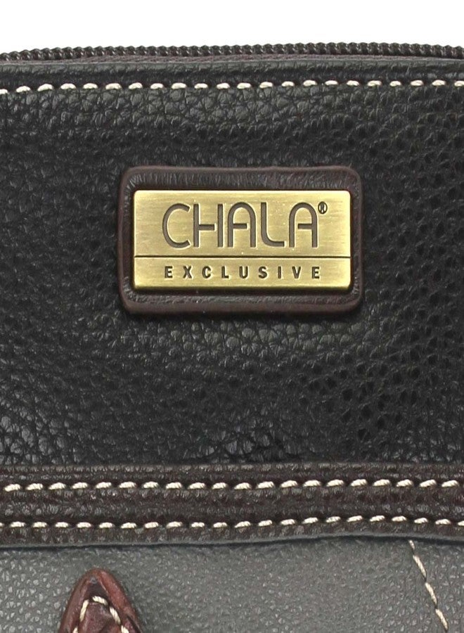 CHALA حقيبة يد كروسبودي للهاتف المحمول من مجموعة شالا دراغون فلاي - حزام قابل للتحويل (رمادي - دراغون فلاي) - Image 5
