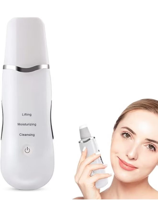 Generic Ultrasonic Skin Scrubber - 3-in-1 Exfoliating Facial Cleansing Device for Lifting, Moisturizing, & Deep Cleansing - Image 1
