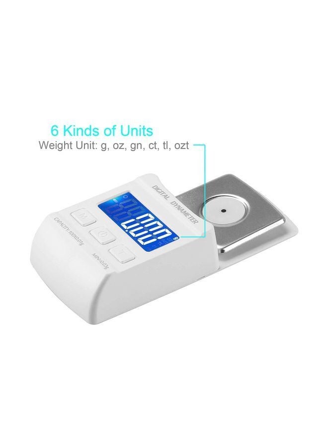 إسكدنيا Stylus Force Digital Turntable Stylus Force Scale Gauge Tester 0.01-5g LCD Backlight Cartridge Scales Gauge for Turntables Tonearm Phono Cartridge-with 10g Calibration Weights - Image 3