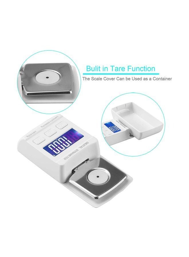 إسكدنيا Stylus Force Digital Turntable Stylus Force Scale Gauge Tester 0.01-5g LCD Backlight Cartridge Scales Gauge for Turntables Tonearm Phono Cartridge-with 10g Calibration Weights - Image 4