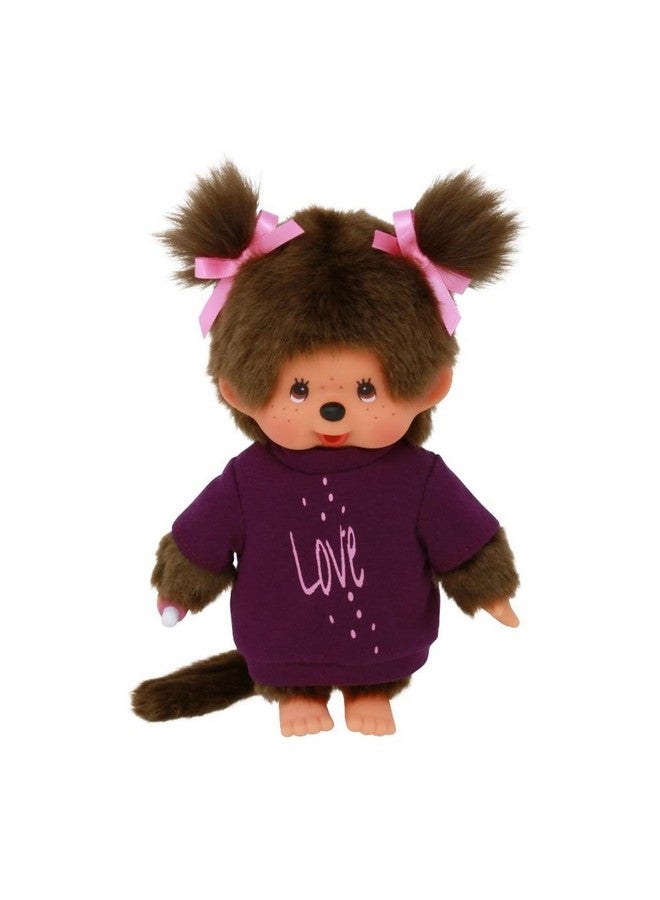 Monchhichi Monchhichi Girl Tee Love Dress Plush Doll - Purple 