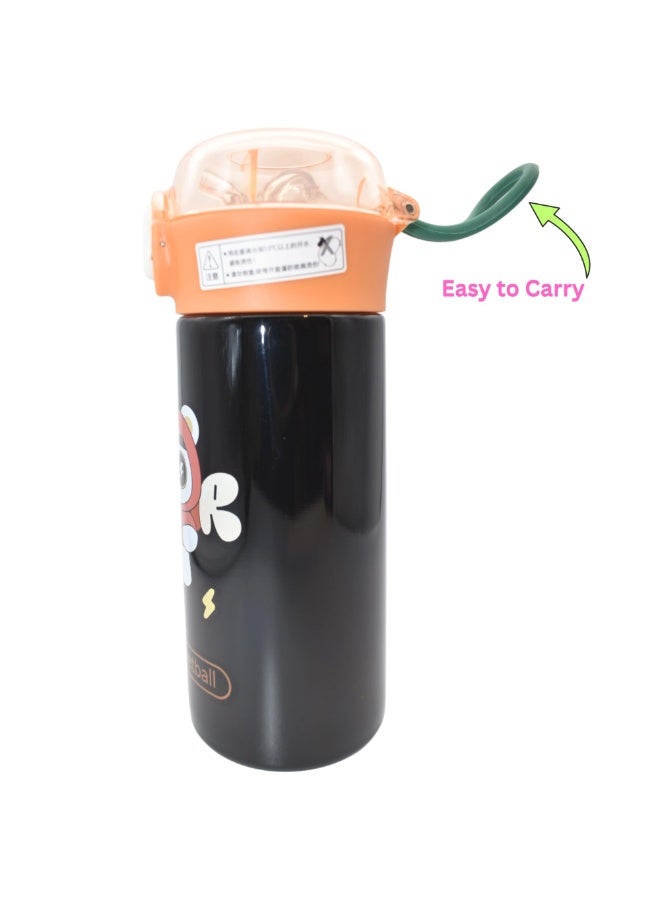 Twisoo Leakproof Double‑Wall Vacuum Sippy Cup Stainless Steel Insulated Travel Water Bottle for Kids, Hot or Cold, Durable Portable Spill‑Proof Bottle for School & Outdoors 330 ml - Image 2