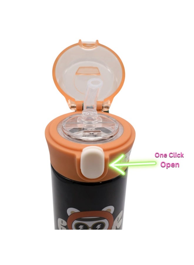 Twisoo Leakproof Double‑Wall Vacuum Sippy Cup Stainless Steel Insulated Travel Water Bottle for Kids, Hot or Cold, Durable Portable Spill‑Proof Bottle for School & Outdoors 330 ml - Image 4