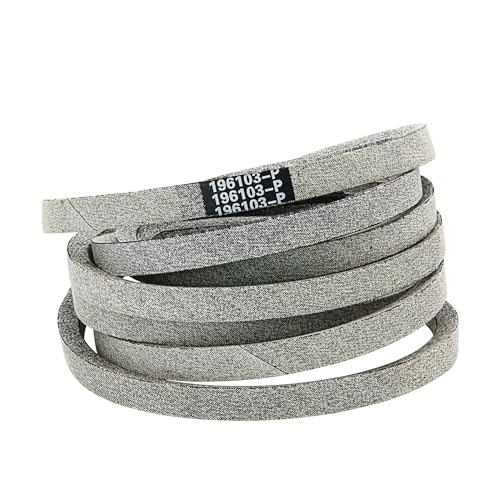 Honoyam 196103 Lawn Mower Deck Drive Belt 54" Replacement 147.5" X 5/8" for Ariens 21546382 AYP Husqvarna 196103 532196103 587686701 Craftsman 33155 LGT2654 GTH2654 YTH2454 PB22L PBGT22 PBGT26 - Image 1