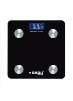 Digital Personal Weighing Scale With Bluetooth Connectivity, 180 KG Capacity BMI, Body Fat, Muscle Mass, Water Index, and Metabolic Rate