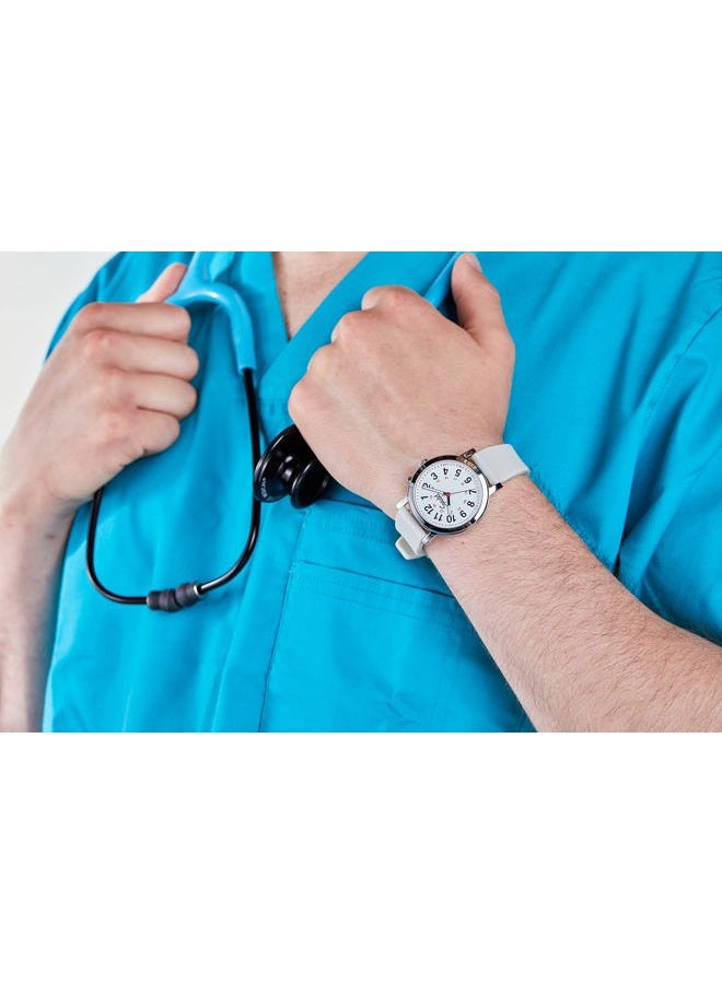 Speidel Original Scrub Watch - Medical Scrub Colors Easy Read Dial Second Hand Water Resistant - Image 4