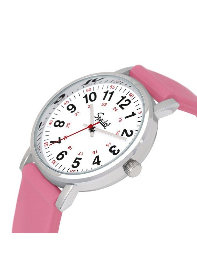 Speidel Original Scrub Watch - Medical Scrub Colors Easy Read Dial Second Hand Water Resistant - Image 2