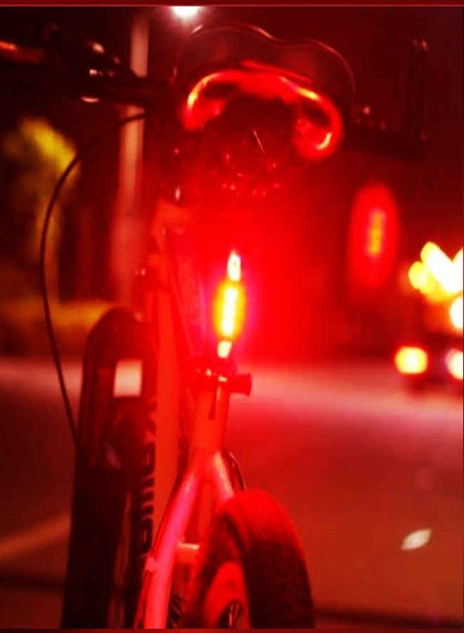 CYIDER Cycle Light Front and Rear Combo - Type-C Rechargeable Waterproof Bicycle Headlight & USB Tail Light | LED Cycle Light Option, 3 Front + 4 Rear Modes | White+Red - Image 5