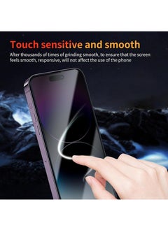 SNBFA 3 PCS iPhone 16 Pro Max Privacy Screen Protector,28°Privacy Protector Support Fingerprint Unlock,9H Tempered Glass Film Easy Installation Anti-Scratch Film  - Image 5