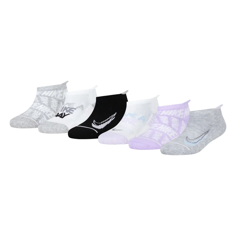 Nike Kids' Block Logo Socks (6 Pairs)