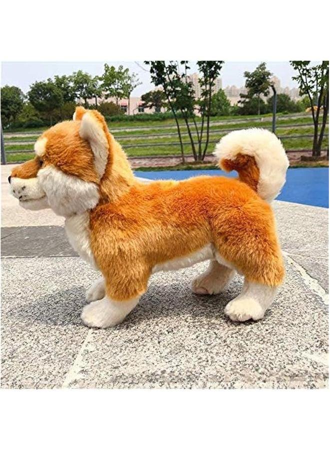Shiba Inu Plush Corgi Pillow Cute Dog Doll Stuffed Animal Toy 12 Inches (Brown) - Image 4