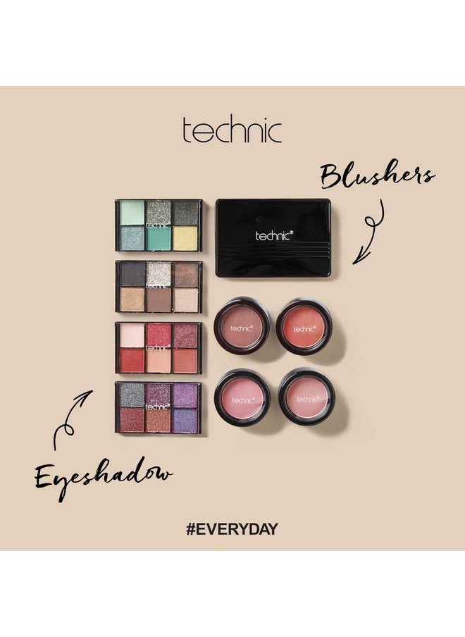 Technic Technic 28 Pcs Carry All Full Make Up Kit In a Trunk Train Case Including Makeup Brushes, Eye Shadows, Nail Polish, Blushers, Lipsticks and More  - Image 3