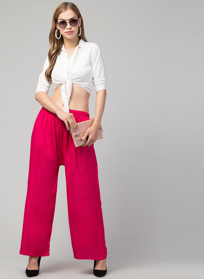 Trend Level Women Wide Leg Fit Palazzos - Image 5