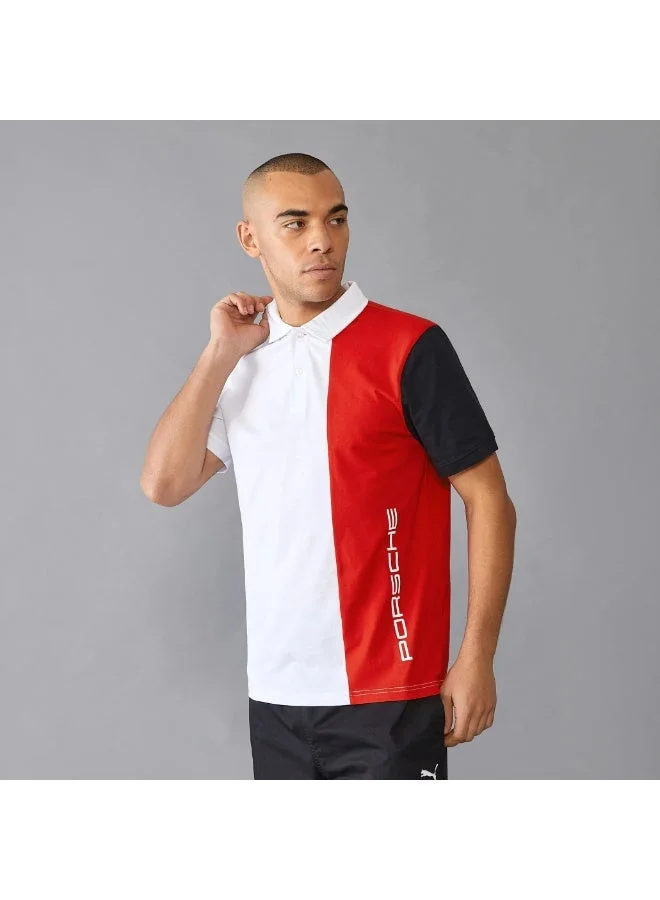 PORSCHE FW MENS STRIPE POLO