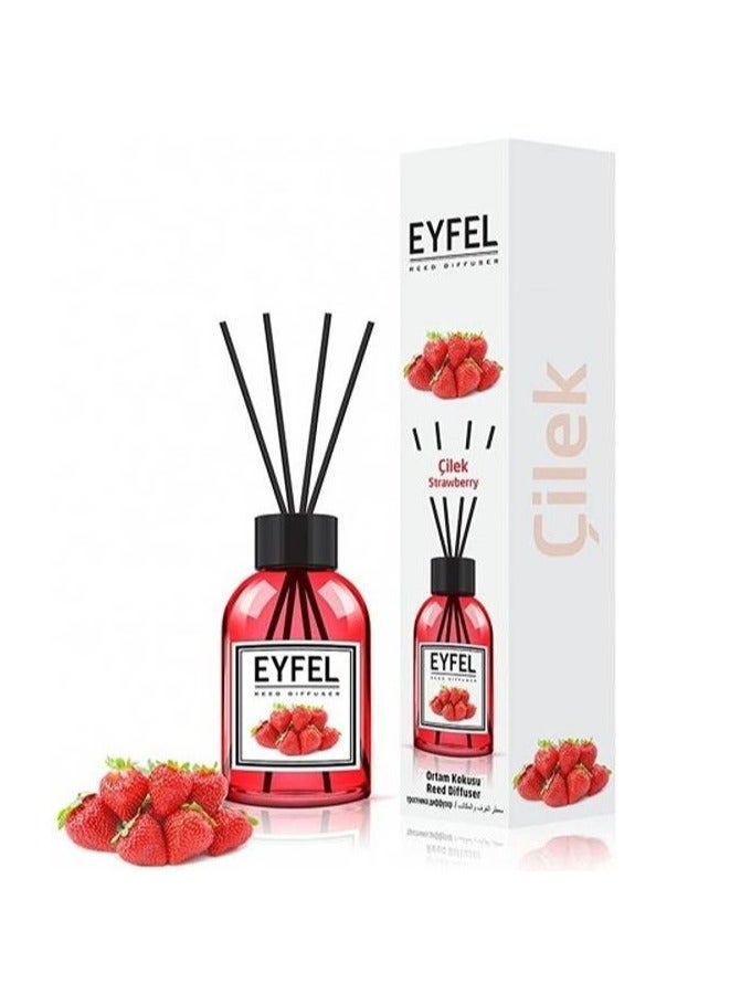 آيفيل معطر جو من ايفل، برائحة الفراولة، معطر جو من القصب 120 مل - Image 1