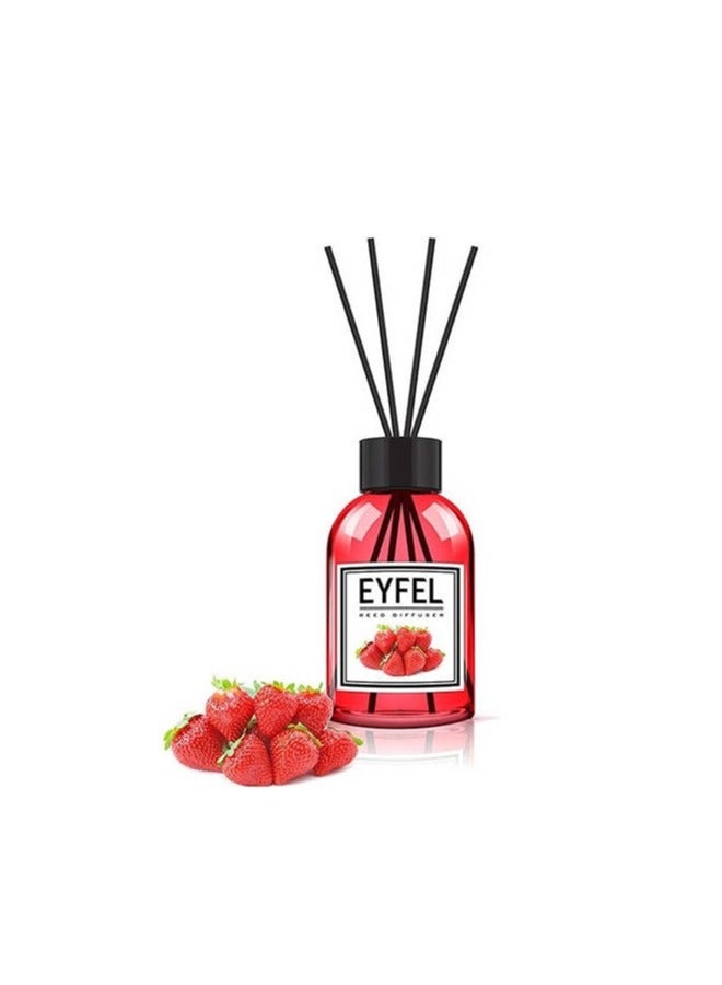 آيفيل معطر جو من ايفل، برائحة الفراولة، معطر جو من القصب 120 مل - Image 2