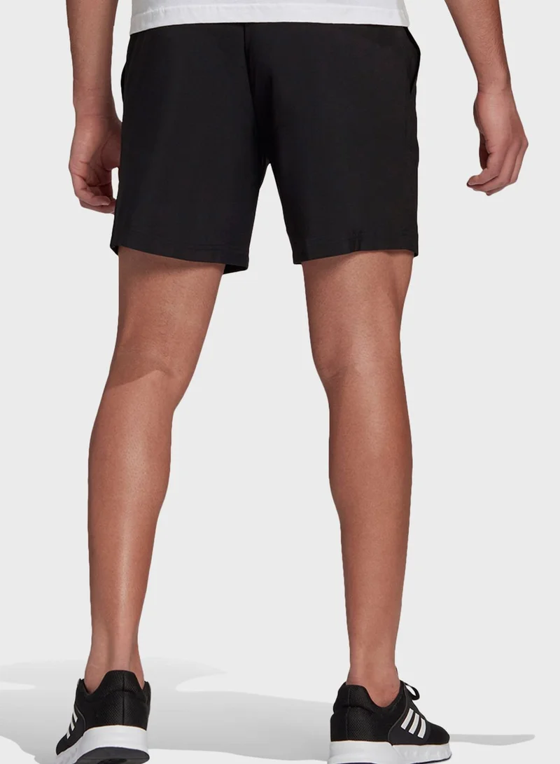 adidas شورت بخصر مطاطي