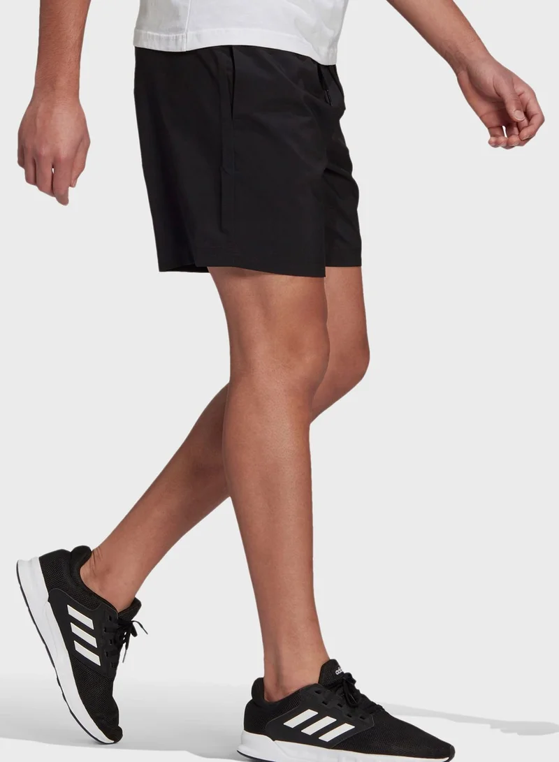 adidas شورت بخصر مطاطي