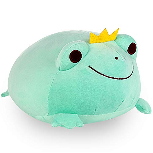 CAZOYEE Super Soft Frog Plushies Gifts for Girls Boys Cuddly Plush Decoration Cute Frog Snuggly Hugging Pillow - Image 1