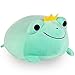 CAZOYEE Super Soft Frog Plushies Gifts for Girls Boys Cuddly Plush Decoration Cute Frog Snuggly Hugging Pillow - Image 4