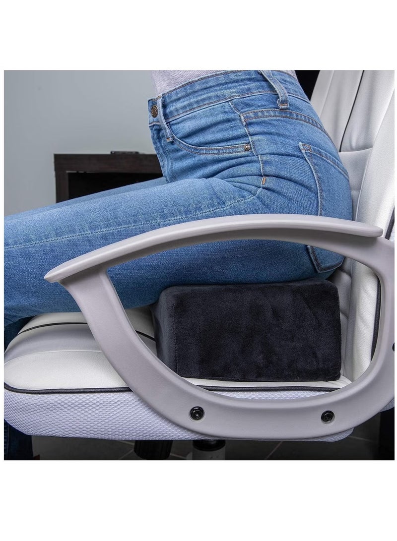 Ailily Portable BBL Pillow, Seat Cushion Pillow, Seat Cushion Pillow,, Car, Office, Computer Chair Leg Support (Dark Blue) - Image 2