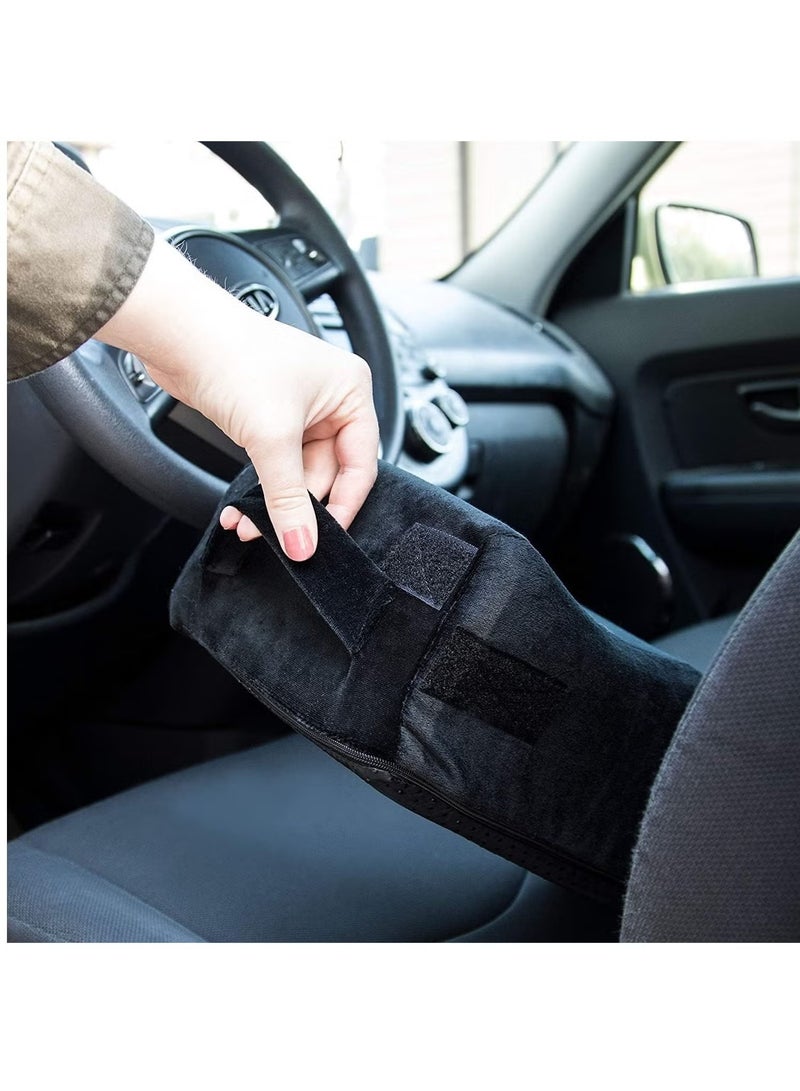 Ailily Portable BBL Pillow, Seat Cushion Pillow, Seat Cushion Pillow,, Car, Office, Computer Chair Leg Support (Dark Blue) - Image 3