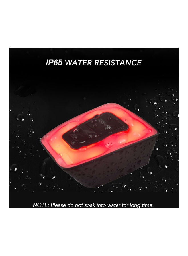 إسكدنيا مصباح خلفي صغير للدراجة قابل للشحن بمنفذ USB 12.30 x 2.60 5.30سم - Image 5