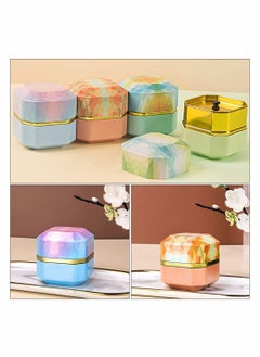 Y&D 4 Pcs Mini Tea Tins Storage Containers Coffee Gift Candy Cans Food Container for Chocolate Sugar Spices  - Image 5