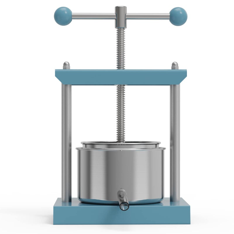SQUEEZE master SQUEEZE master Cheese Tincture Herb Fruit Wine Manual Press 08 Gallon Blue 