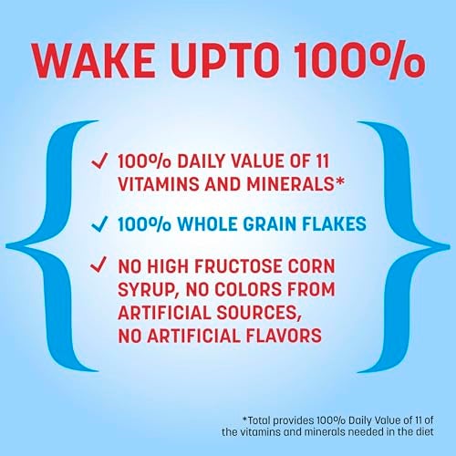 Total Breakfast Cereal, 100% Daily Value of 11 Vitamins and Minerals, Whole Grain Cereal, 16 oz - Image 5