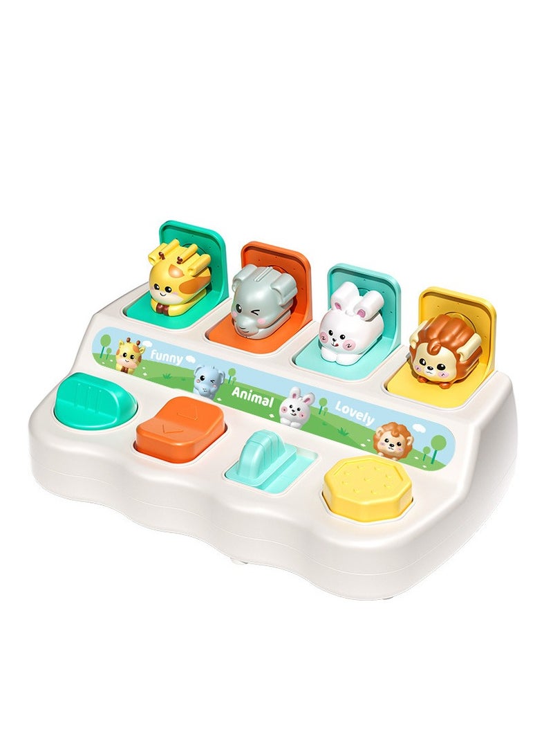 Cause-and-Effect Pop Up Toy - Developmental Toy with Animals and Colors - Pop-Up Pals - For Kids, Toddlers, Babies - Pop-Up Pals - 18 months + - Image 3