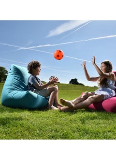 Extreme Lounging Extreme Lounging® - Original Mini Bean Bag for kids - Made in UK - Premium Quality Double Stitched Bean Bag - UV Protected & Waterproof - Small BeanBags Chair - Ideal for Indoor & Outdoor Use - Aqua  - Image 4