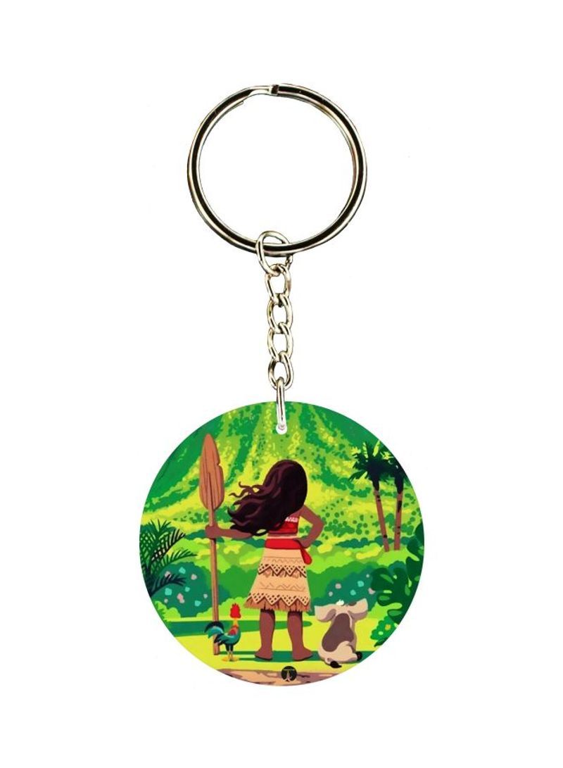 RKN Moana Printed Double Sided Keychain