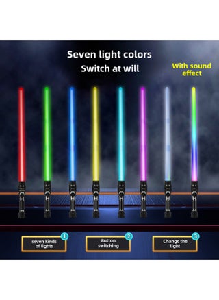 Tiktok Laser Sword Star Wars سيف مضيء قابل للسحب، لعبة كشك ضوء فلاش ملون اثنين في واحد - اللون: قابل للسحب/مع تأثير صوتي - pzsku/ZFCED484D0C40F0514E3DZ/45/1743497552/1f0b7672-1133-4c77-a968-a536afe240fe