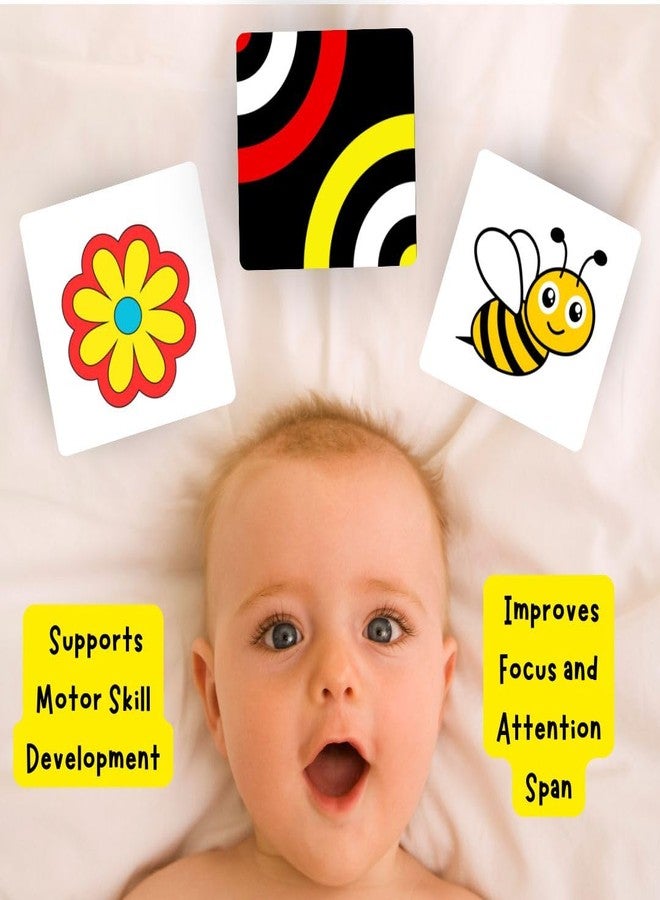 EDUSTAR New Born High Contrast Flashcards | Visual Stimulation Flashcards | Infant Visual Development - Image 5