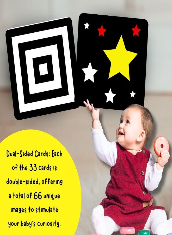 EDUSTAR New Born High Contrast Flashcards | Visual Stimulation Flashcards | Infant Visual Development - Image 4