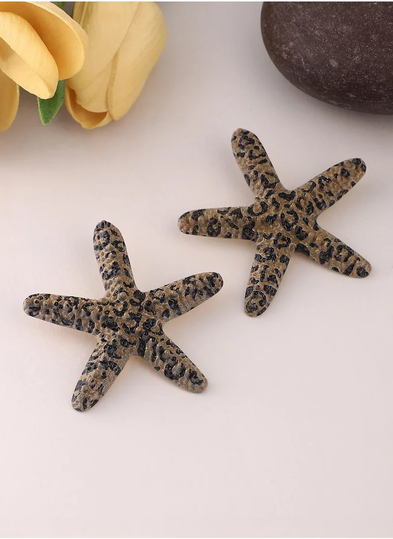 SOHI Women's The Starfish Drop Earrings